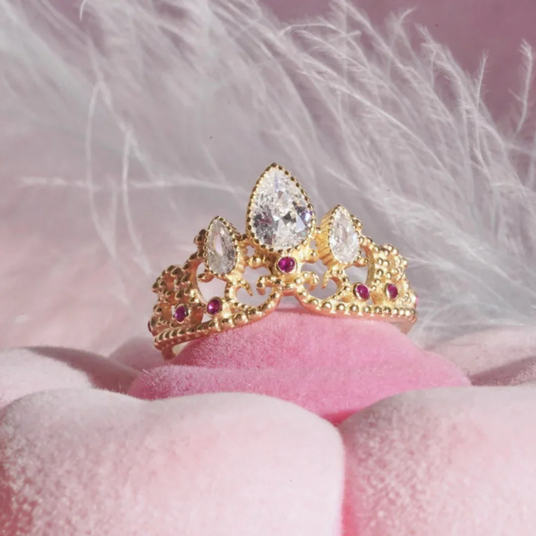 Conjunto Princesa Enrolados - Colar + Anel