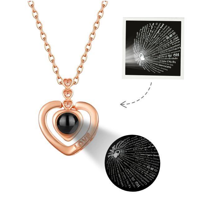 Colar Imperial - Eu te Amo 100 idiomas đ