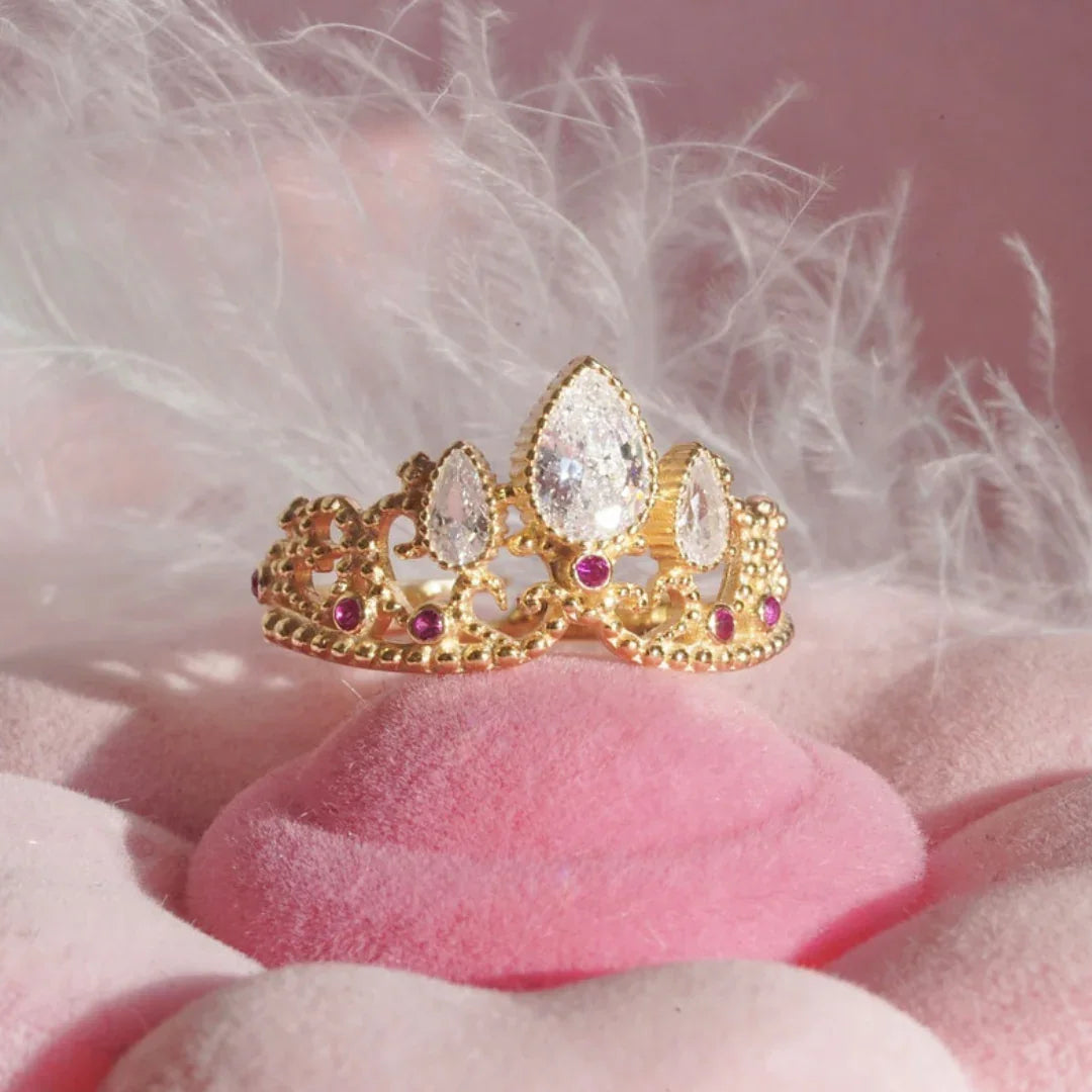 Conjunto Princesa Enrolados - Colar + Anel