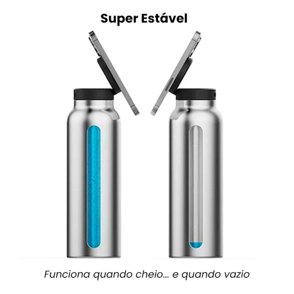 Garrafa de Água Magnética Cobar com suporte para celular 710ML