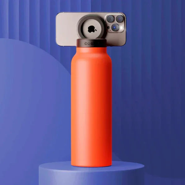 Garrafa de Água Magnética Cobar com suporte para celular 710ML