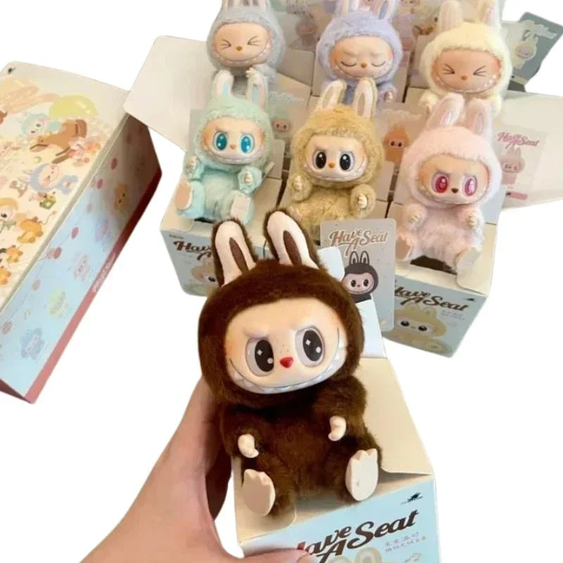 Labubu Boneco Sentado Coleção Completa Premium