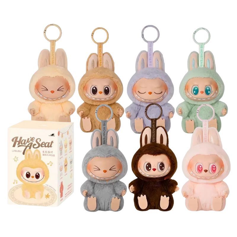 Labubu Boneco Sentado Coleção Completa Premium