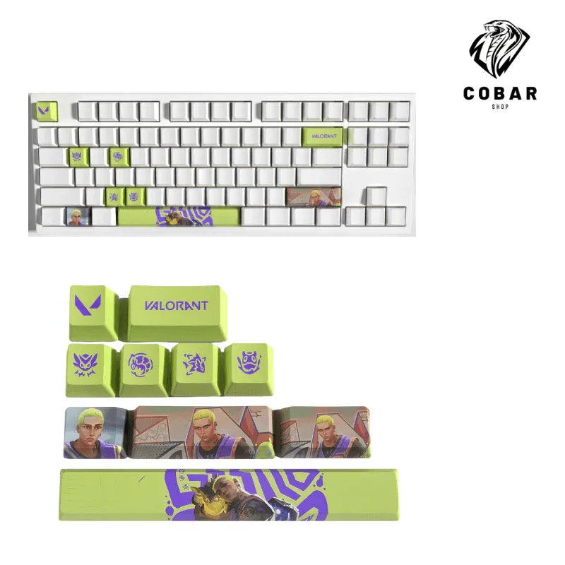 Agentes keycaps - 10 peças 𝐂𝐨𝐛𝐚𝐫𝐒𝐡𝐨𝐩™ - Cobarshop