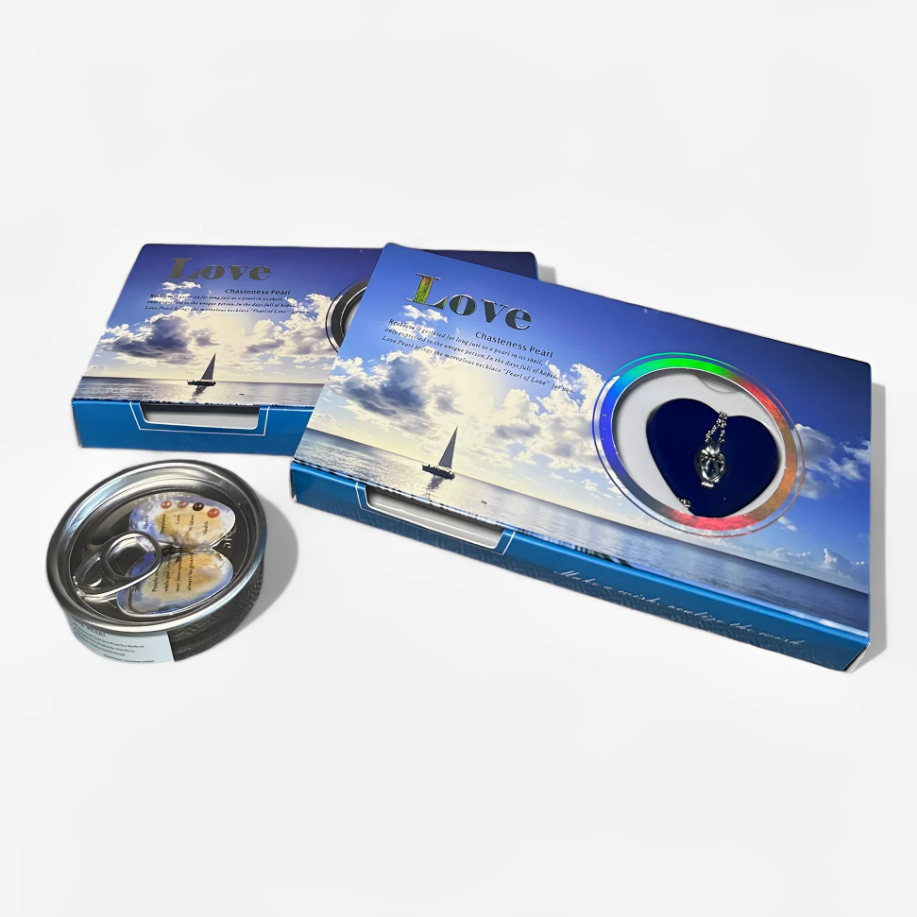 Abra uma ostra genuína e descubra uma pérola única com significado especial. Kit com pérola, colar e pingente. Surpresa, emoção e presente perfeito!