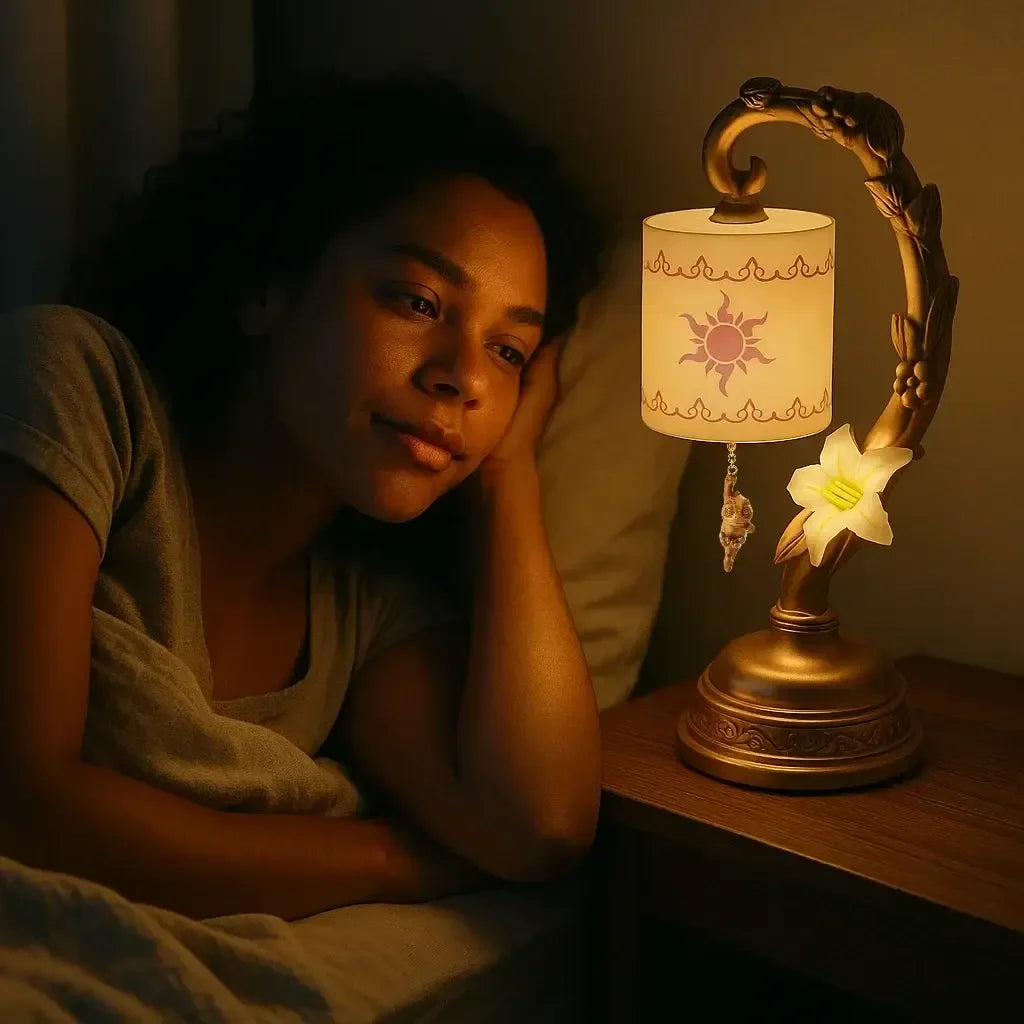 Luminária Rapunzel - Vejo em fim a luz Brilhar