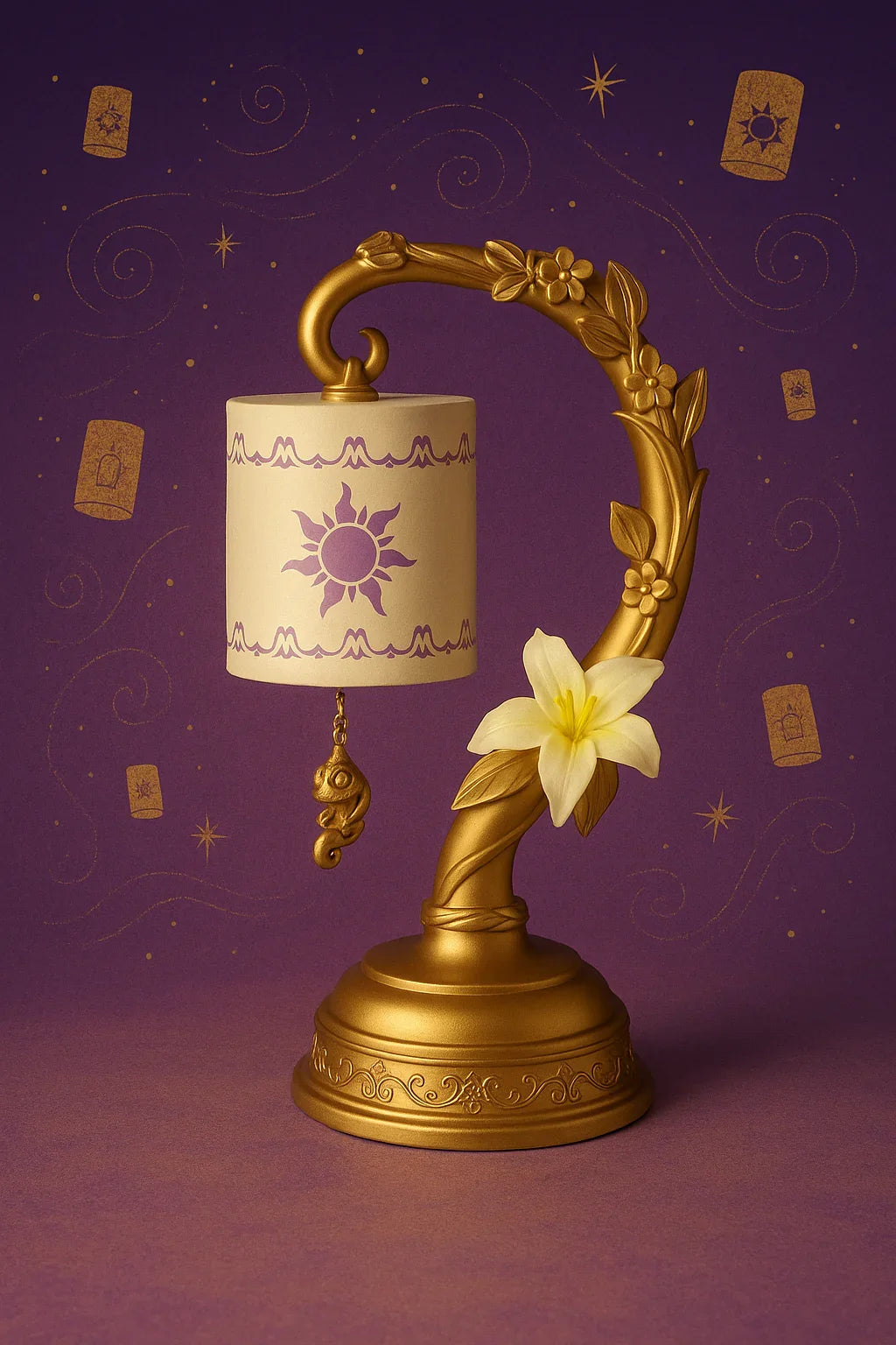 Luminária Rapunzel - Vejo em fim a luz Brilhar