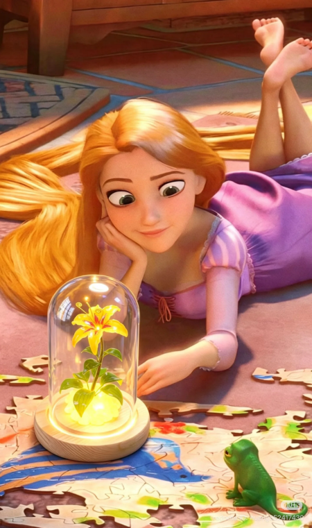 Luminária Flor Mágica de Rapunzel Premium