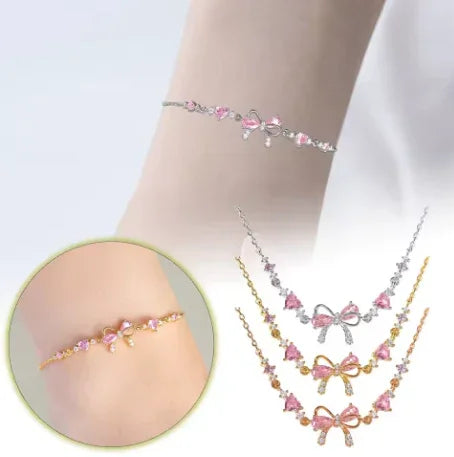 Pulseira Laço com Zircônia – Sofisticação e Delicadeza