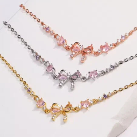 Pulseira Laço com Zircônia – Sofisticação e Delicadeza