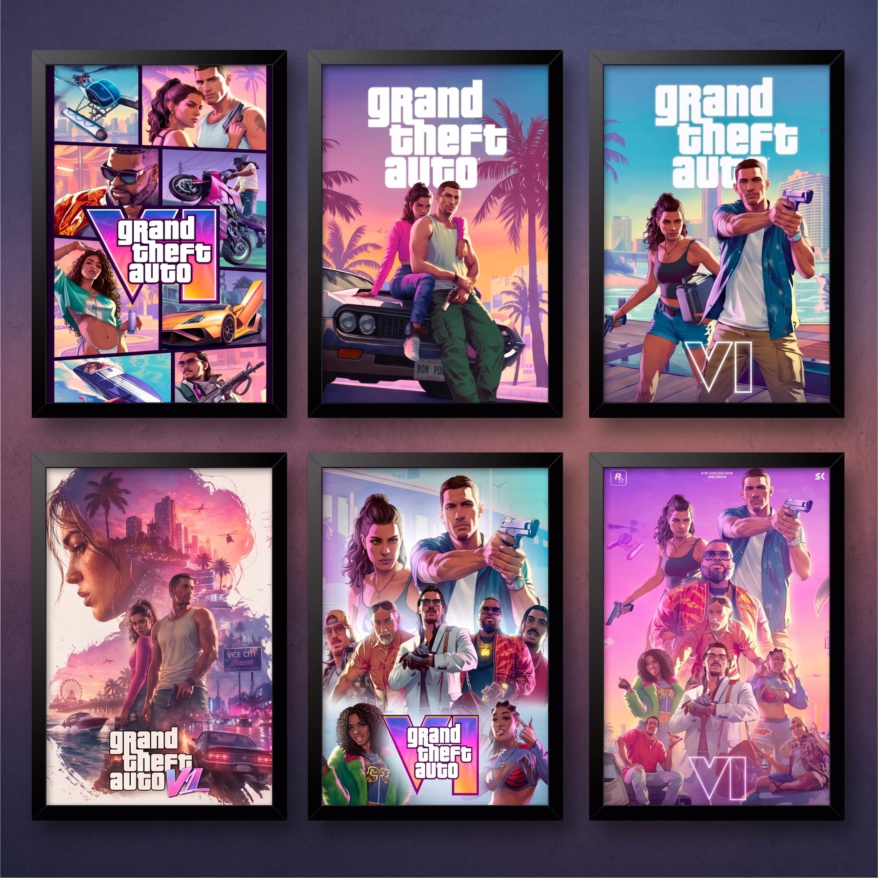 Quadro Decorativo GTA VI / GTA6