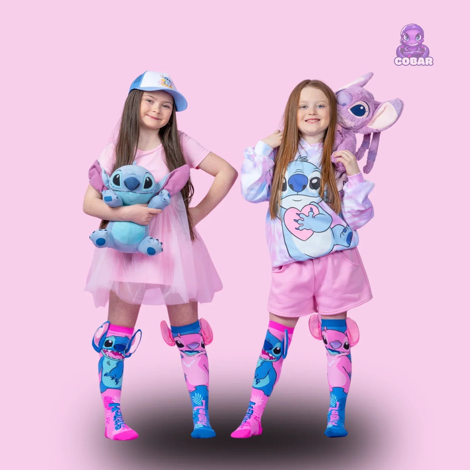 MEIAS DO STITCH ALGODÃO PREMIUM