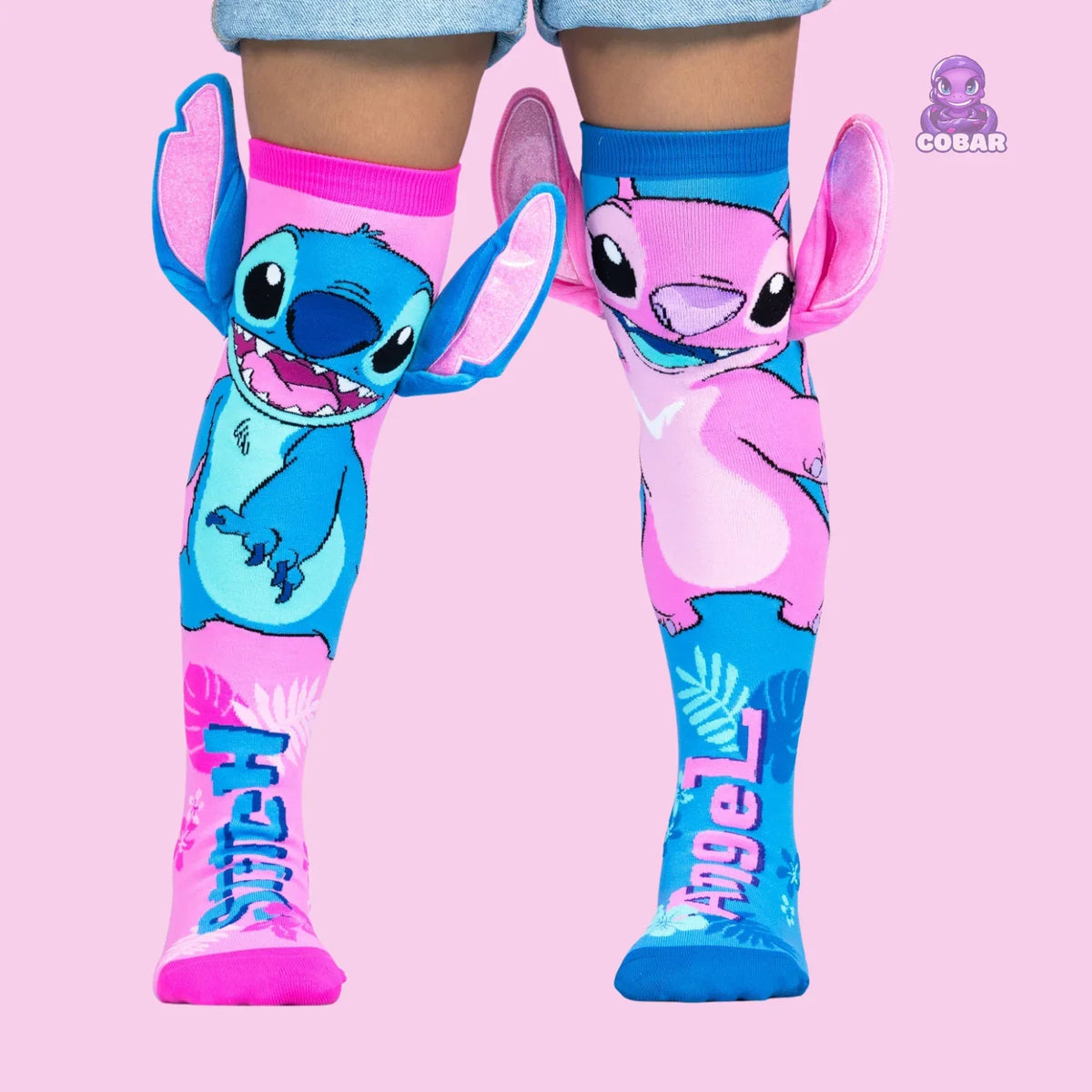 MEIAS DO STITCH ALGODÃO PREMIUM