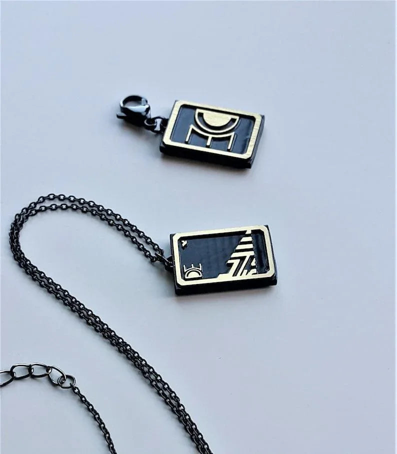 Colar Chamber Cartão - 𝐂𝐨𝐛𝐚𝐫𝐒𝐡𝐨𝐩™ - Cobarshop