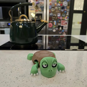 Porta-Copo Tartaruga 3D - Divertida e Funcional em Sua Mesa