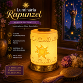 Luminária Sol Abajur Enrolados