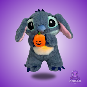 Pelúcia Stitch interativa! 🌟 Macia e luminosa, simula respiração, move as orelhas e traz aconchego. Perfeita para relaxar e aliviar o estresse!