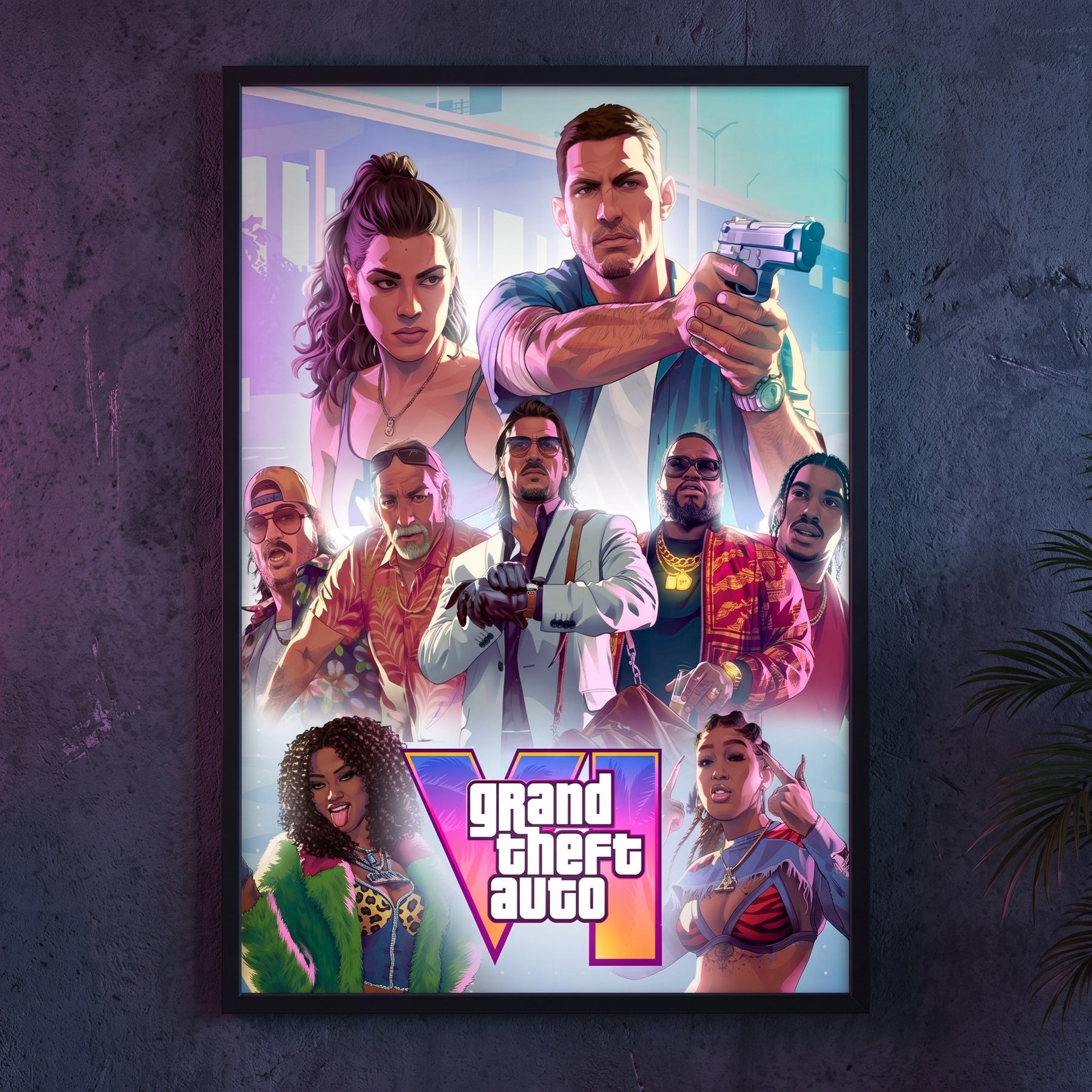 Quadro Decorativo GTA VI / GTA6