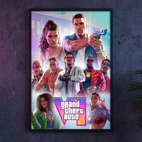 Quadro Decorativo GTA VI / GTA6