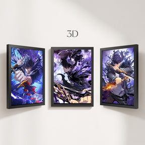 Quadro 3D Solo Leveling