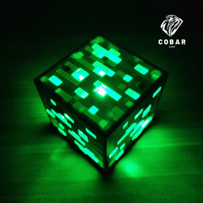 Luminária Cubo Minecraft
