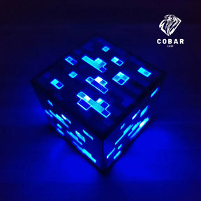 Luminária Cubo Minecraft