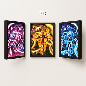Quadro 3D Dragon Ball Super