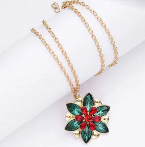 Anastasia anel e colar banhado com prata 925