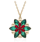 Anastasia anel e colar banhado com prata 925