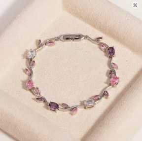 Bracelete Tulipas Banhado a Ouro ou Prata 🌷