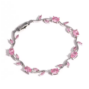 Bracelete Tulipas Banhado a Ouro ou Prata 🌷