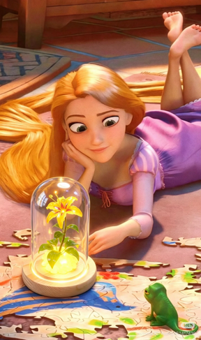 Luminária Flor Mágica de Rapunzel Premium