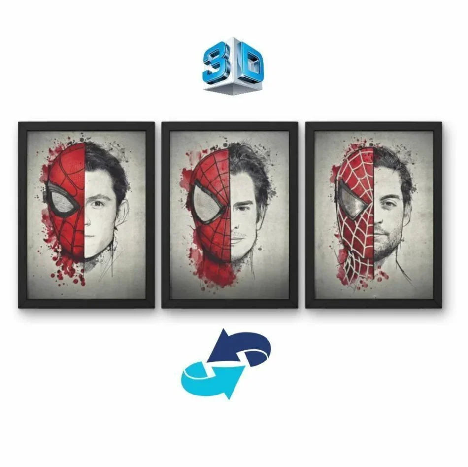 Quadro 3D Homem Aranha Sem Volta para Casa - Holográfico