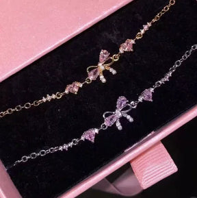 Pulseira Laço com Zircônia – Sofisticação e Delicadeza