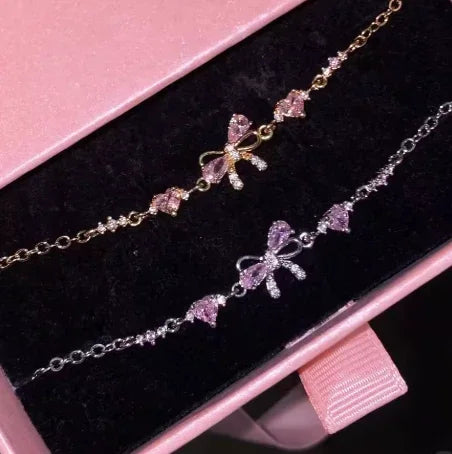 Pulseira Laço com Zircônia – Sofisticação e Delicadeza