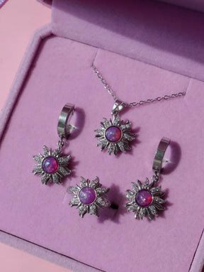 Kit joias Rapunzel Giratório Banhado em Prata ou Ouro