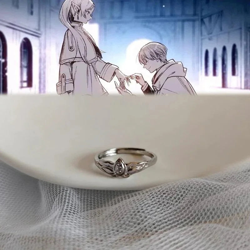 Anel e Pulseira Anime Frieren - Prata