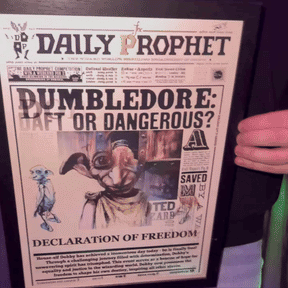Quadro Harry Potter em 3d holográfico