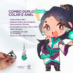 Combo Colar Sage + Anel Sage