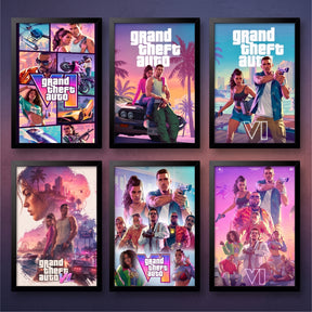 Quadro Decorativo GTA VI / GTA6