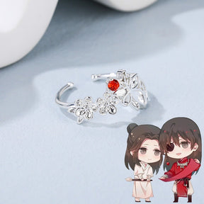 Kit Anime Tian Guan Ci Fu Anél, pulseira e brinco