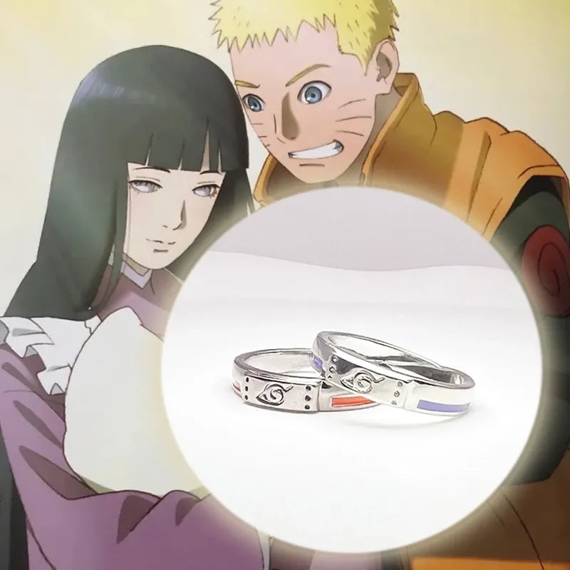 Par de Anéis Naruto Ajustáveis
