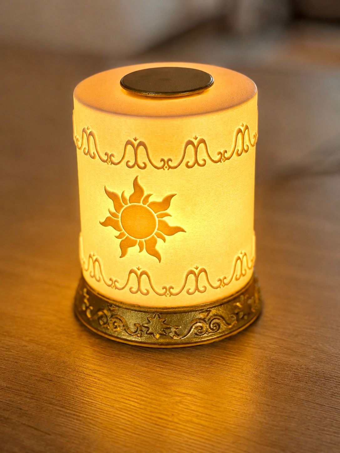 Luminária Sol Abajur Enrolados