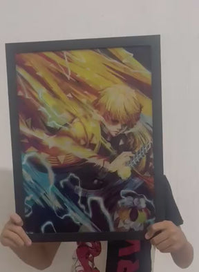 Quadro 3D Demon Slayer