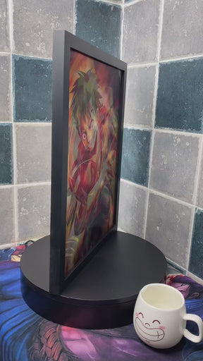 Quadro 3D – One Piece - Luffy, Sanji, Zoro