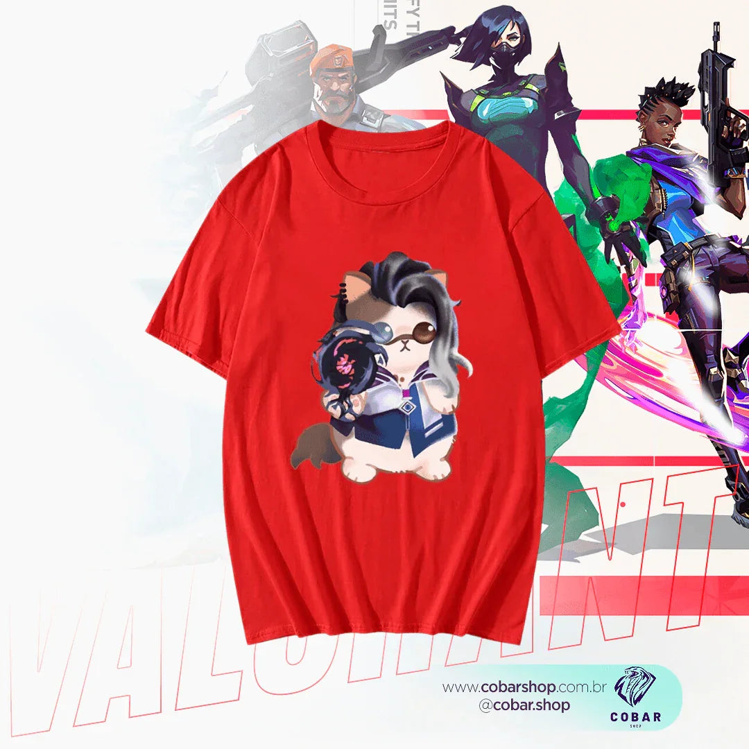 Camisa Gatinho Fade - 𝐂𝐨𝐛𝐚𝐫𝐒𝐡𝐨𝐩™ - Cobarshop